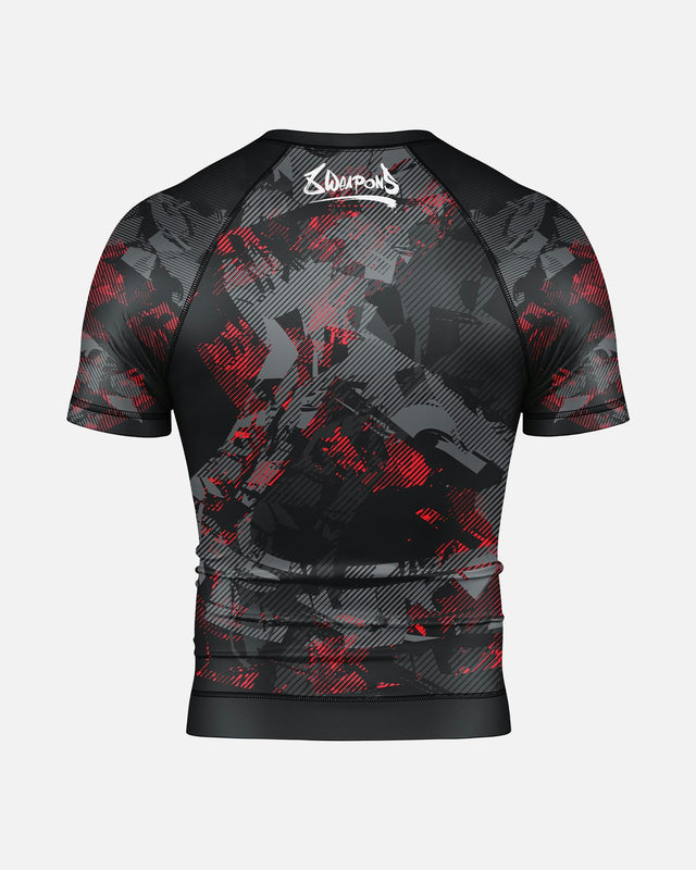 Rashguard 8 WEAPONS Hit 2.0 – Nero/Rosso