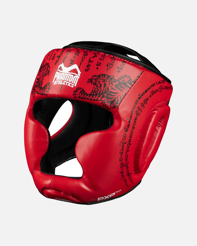 Casco de boxeo Phantom Athletics Muay Thai – Rojo