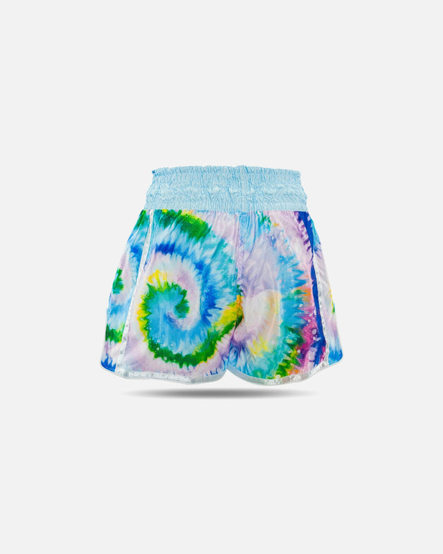 Spodenki Muay Thai Booster TBT Swirl – Niebieskie