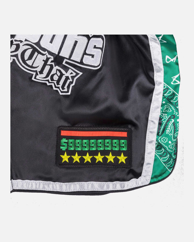 Muay Thai trenky 8 WEAPONS West Coast – Zelené