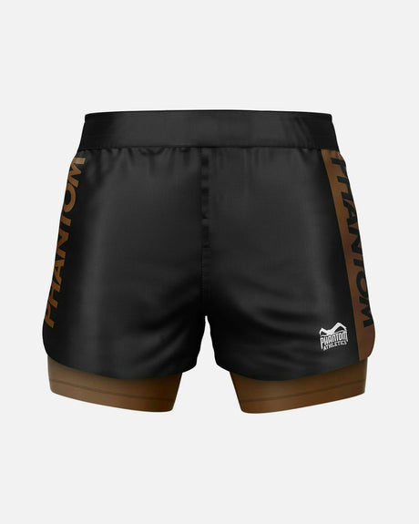 Calções de compressão e spats Phantom Athletics Fusion-R 2in1 Ranked – Azul