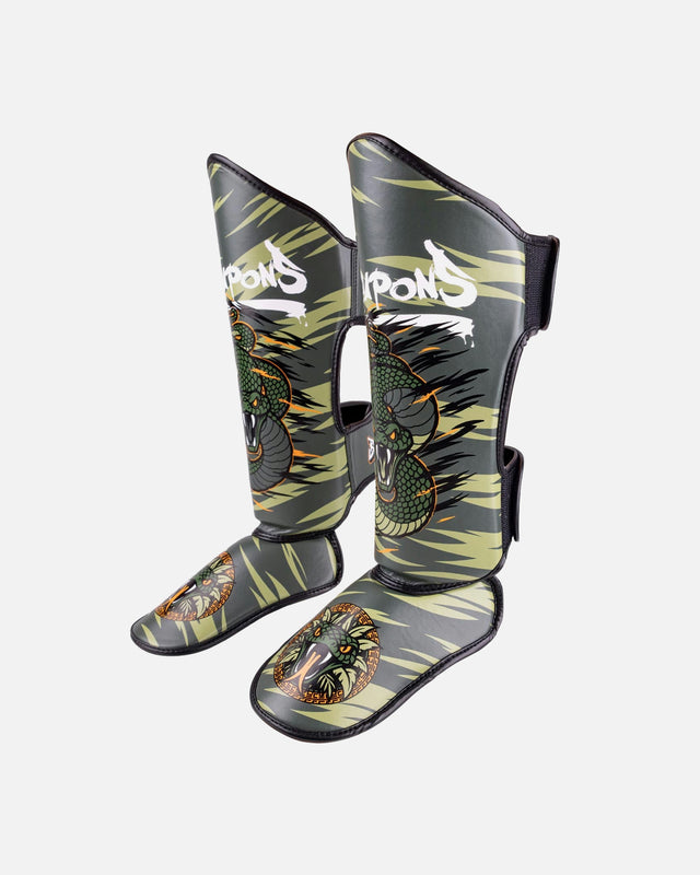 Ochraniacze na piszczele 8 WEAPONS Beastial Viper – Khaki