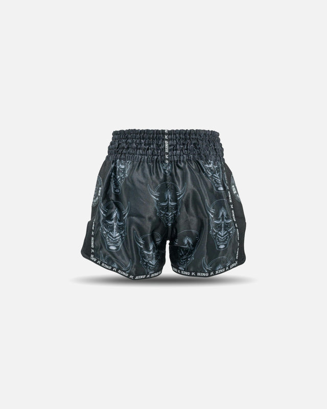 Pantaloni scurți Muay Thai King Pro Boxing Devil – Negru