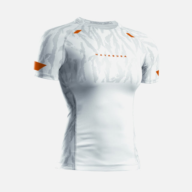 Hayabusa Rashguard Apex Vantage Korte Mouwen Dames - Wit