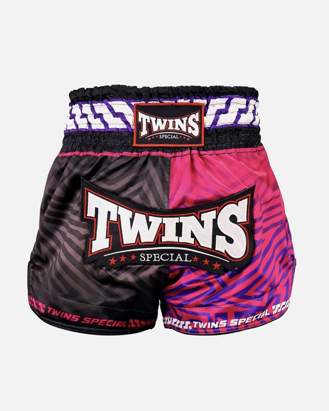 Twins Muay Thai shorts TTBL Maze – Lyserød