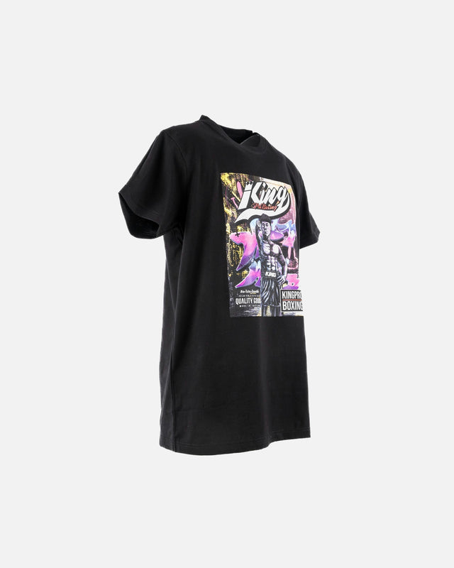 King Pro Boxing T-shirt Comic – Preto