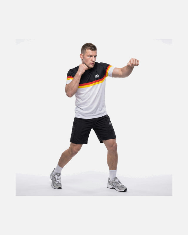 Koszulka treningowa Phantom Athletics EVO+ Germany EC – Biała/Czarna/Czerwona/Złota