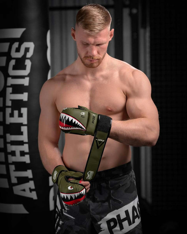 Phantom Athletics MMA sparringshandsker Fight Squad - Legergrøn