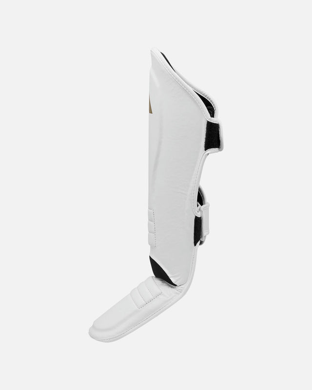 Protège-tibias Adidas Speed Thai Shin-n-Step – Blanc/Or
