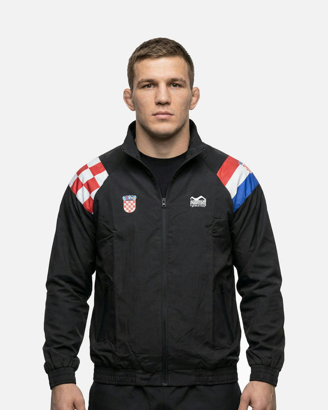 Casaco de treino Phantom Athletics DMC Team Croatia – Preto/Vermelho/Branco