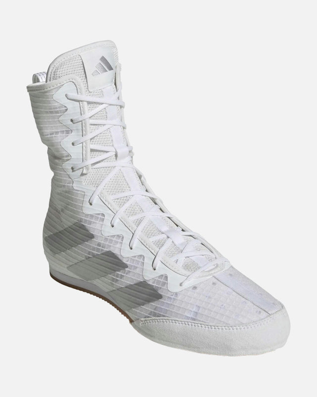 Botas de boxe Adidas Box Hog 4 – Branco/Prata