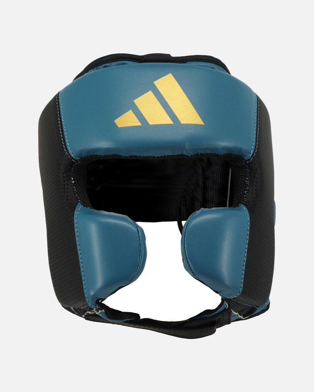 Capacete de boxe Adidas Power 50 – Cinzento/Ouro
