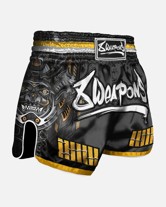 Pantaloni scurți Muay Thai 8 WEAPONS Samurai 2.0 – Auriu