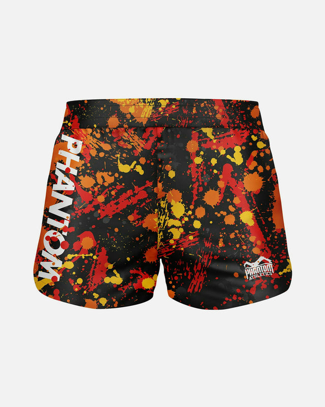 Phantom Athletics MMA-shorts Fusion Splatter – Rød