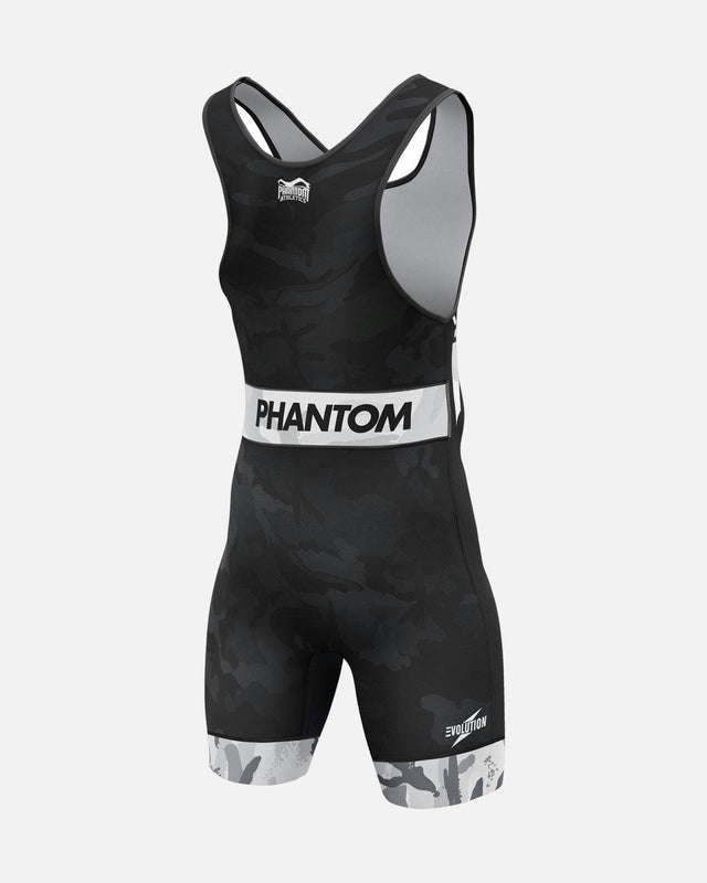 Phantom Athletics Worstelsinglet Warfare - Negru/Urban Camo