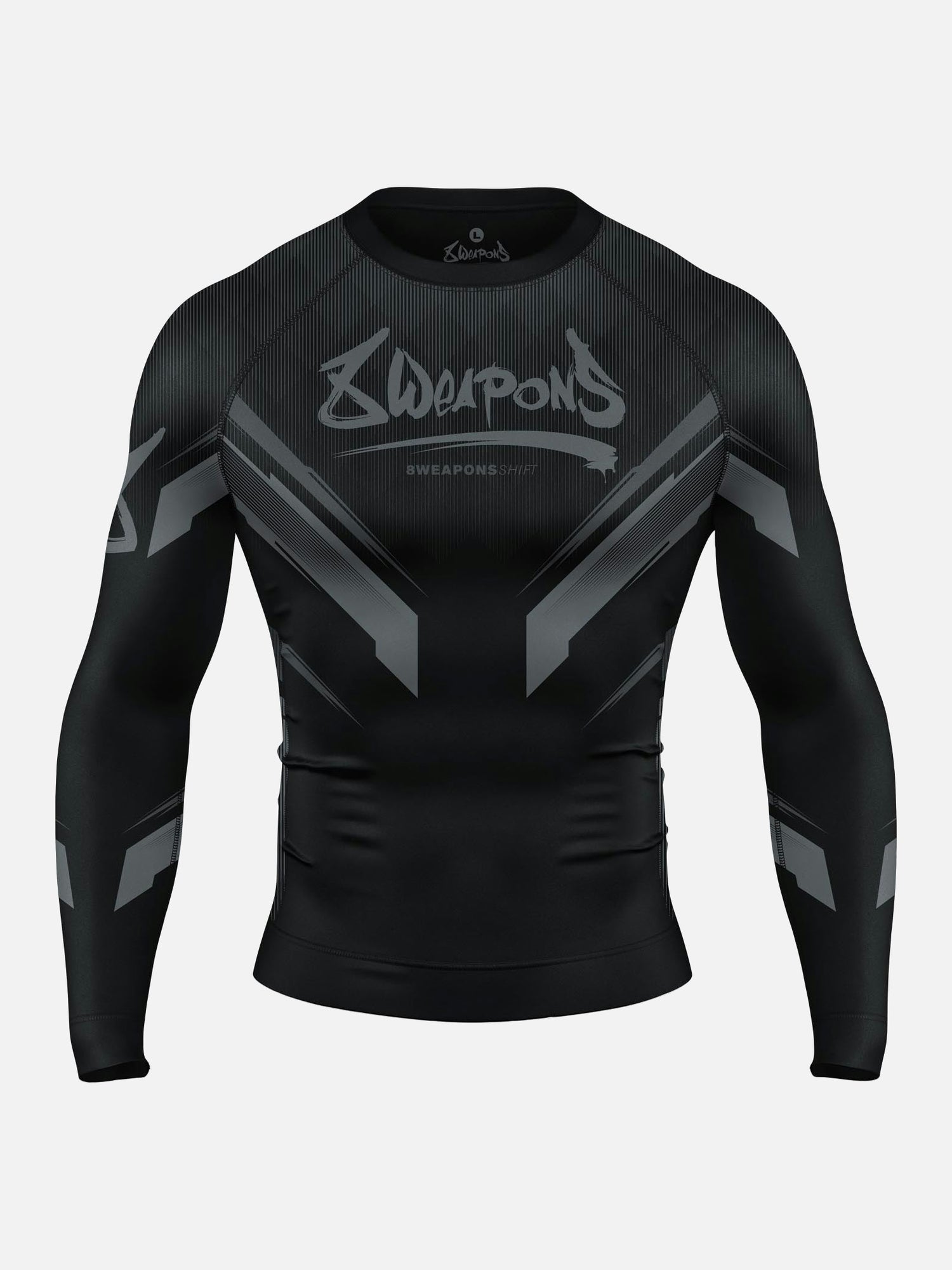 8 WEAPONS Rashguard Shift – Schwarz
