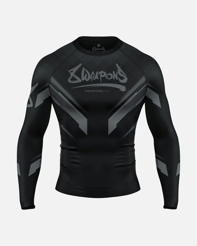 8 WEAPONS Rashguard Shift – Schwarz