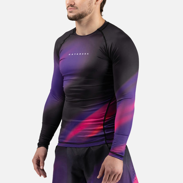 Hayabusa Rashguard Apex Nova Långärmad - Ultraviolett Lila