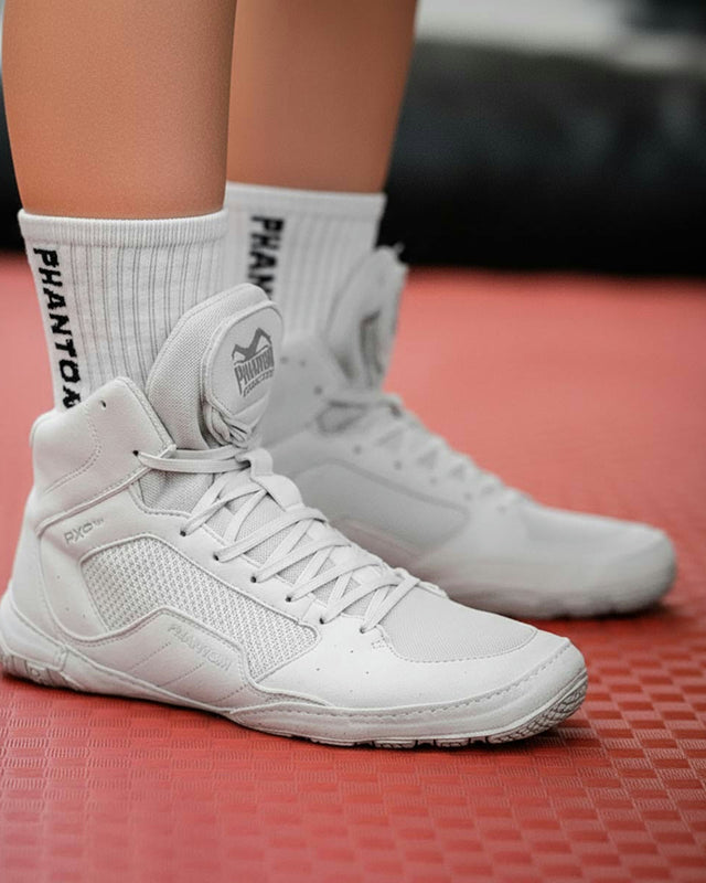 Chaussures de lutte Phantom Athletics Tactic enfant – Blanc