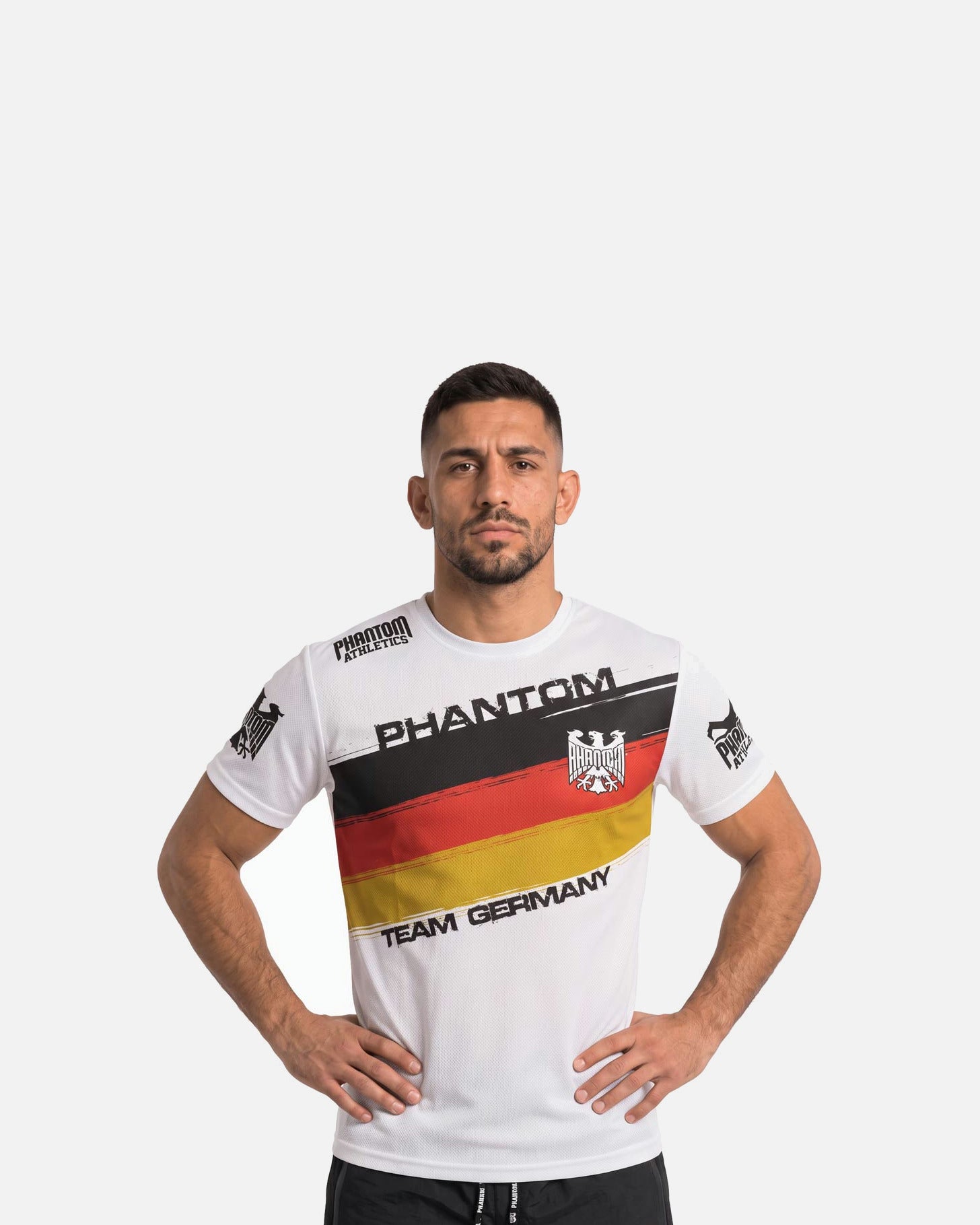 Tréninkové tričko Phantom Athletics EVO Germany – Bílé