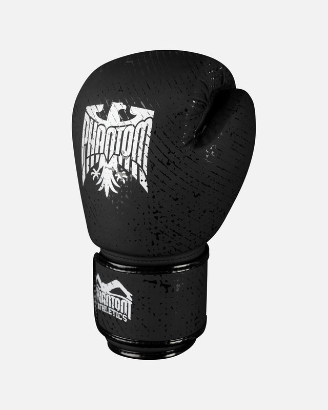 Mănuși de box Phantom Athletics Germany – Negru/Alb