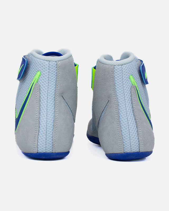 Botas de lucha Nike Speedsweep VIII – Gris/Azul/Neón