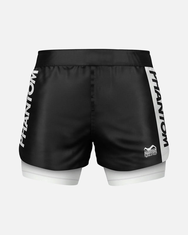 Pantaloncini a compressione Phantom Athletics Fusion-R 2in1 Ranked – Blu