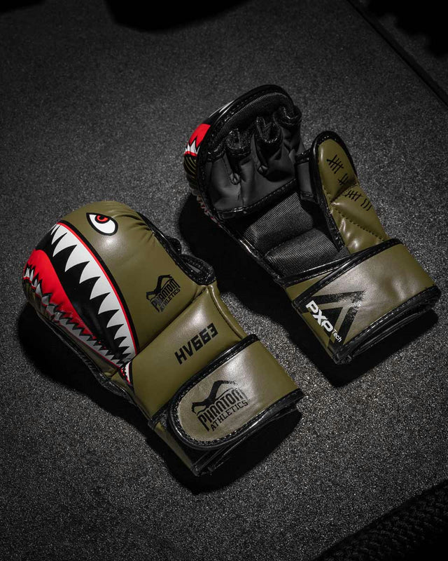 Phantom Athletics MMA sparringshandsker Fight Squad - Legergrøn