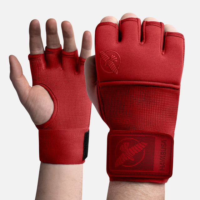 Bandes de boxe Hayabusa Deluxe Quick – Rouge