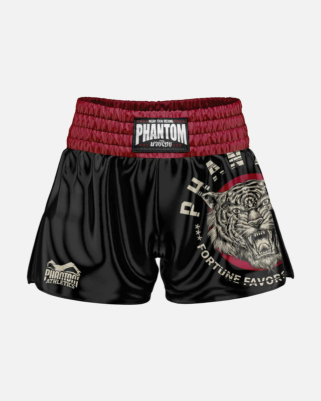 Pantaloncini Muay Thai Phantom Athletics Tiger Unit – Nero
