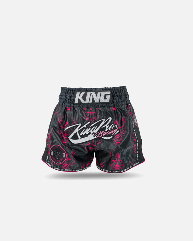 Pantaloncini Muay Thai King Pro Boxing Devil – Nero