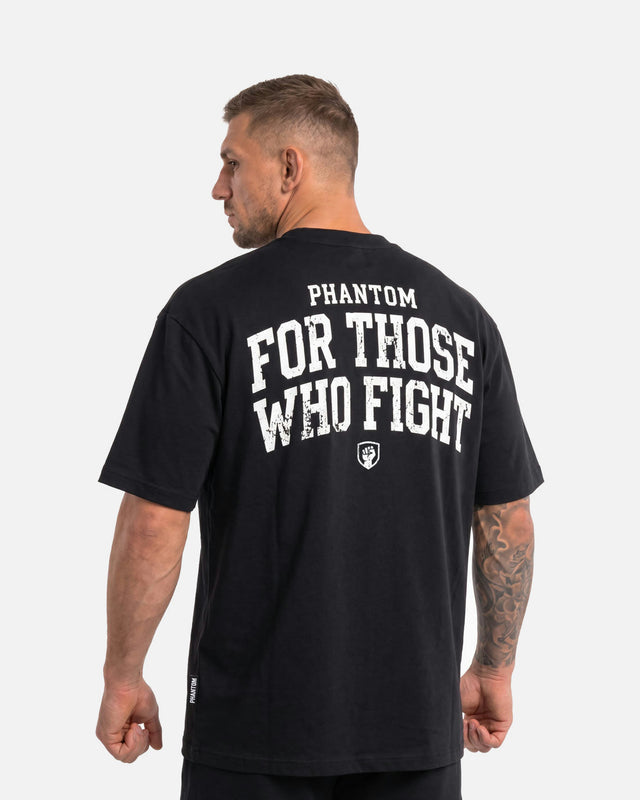 Phantom Athletics T-Shirt FOR THOSE WHO FIGHT - Sort