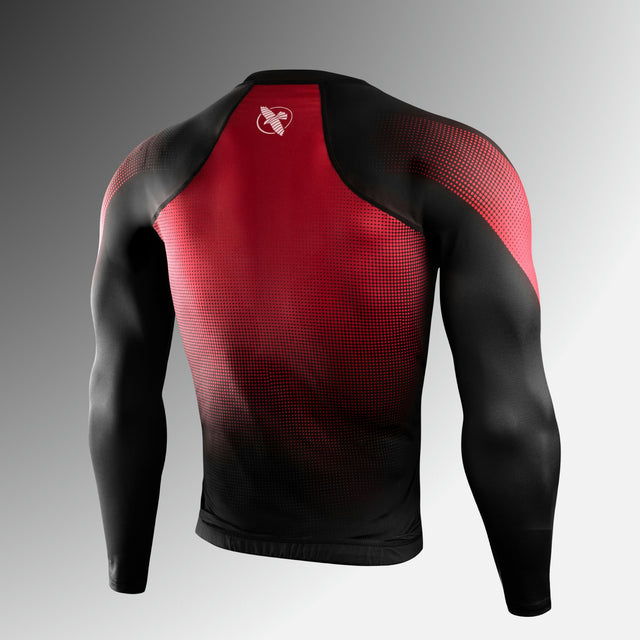 Rashguard Hayabusa Pro Ranked Manga Comprida – Preto