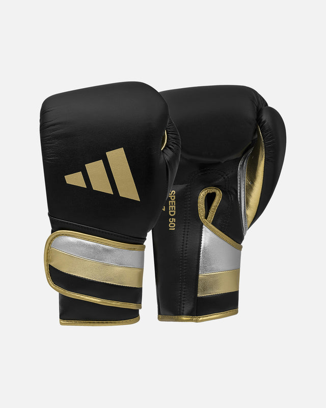 Guantoni da boxe Adidas Speed 501 – Nero/Oro