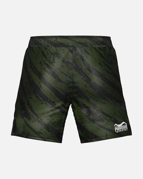 Pantaloni scurți MMA Phantom Athletics EVO Tiger Camo – Verde militar