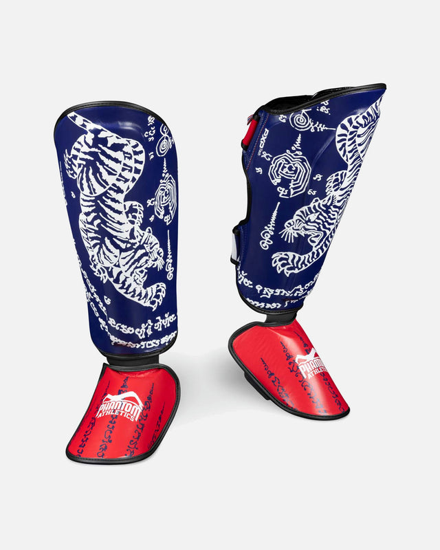 Phantom Athletics Shin Guards Muay Thai – Blue