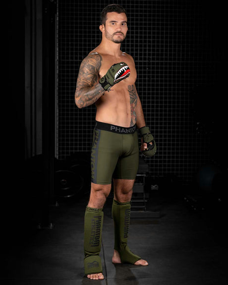Gants de MMA Phantom Athletics Fight Squad – Vert militaire