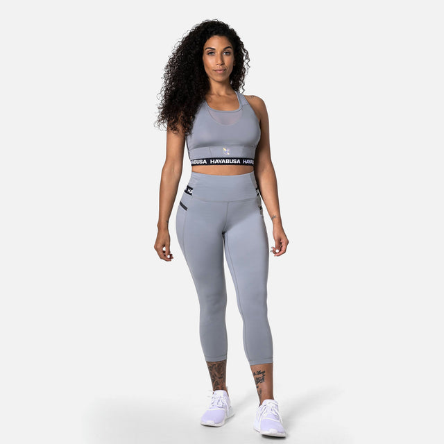 Hayabusa Leggings High Rise 3/4 til kvinder - Grå