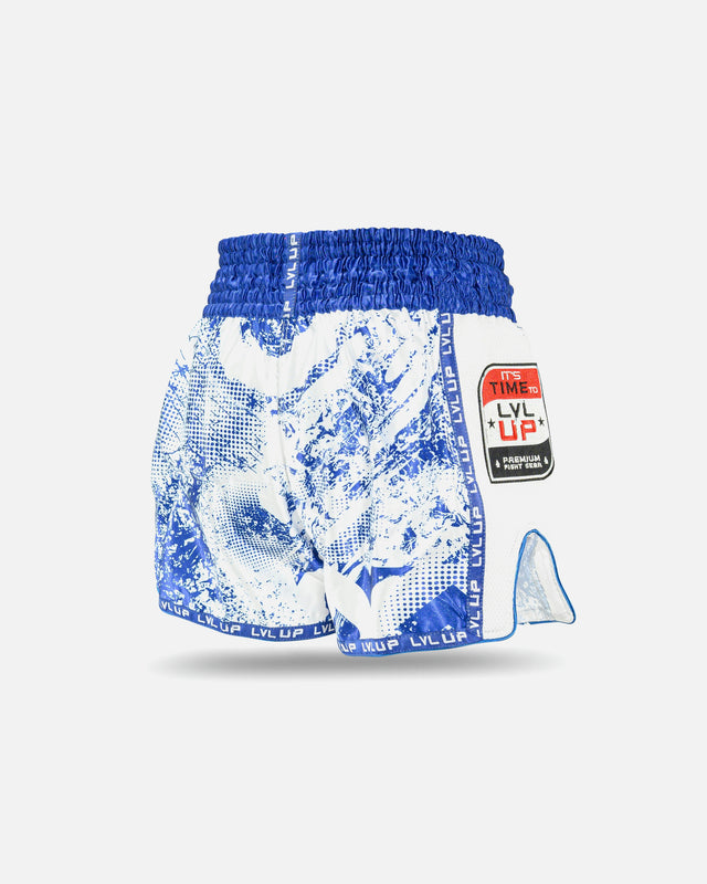 Calções de Muay Thai LVL UP Stadium – Azul