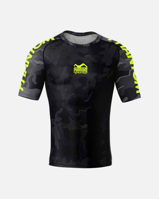Phantom Athletics Rashguard EVO Neon – Schwarz/Neon