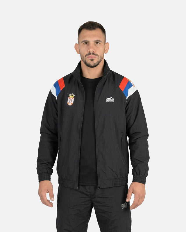 Jacheta de antrenament Phantom Athletics DMC Team Serbia - Negru
