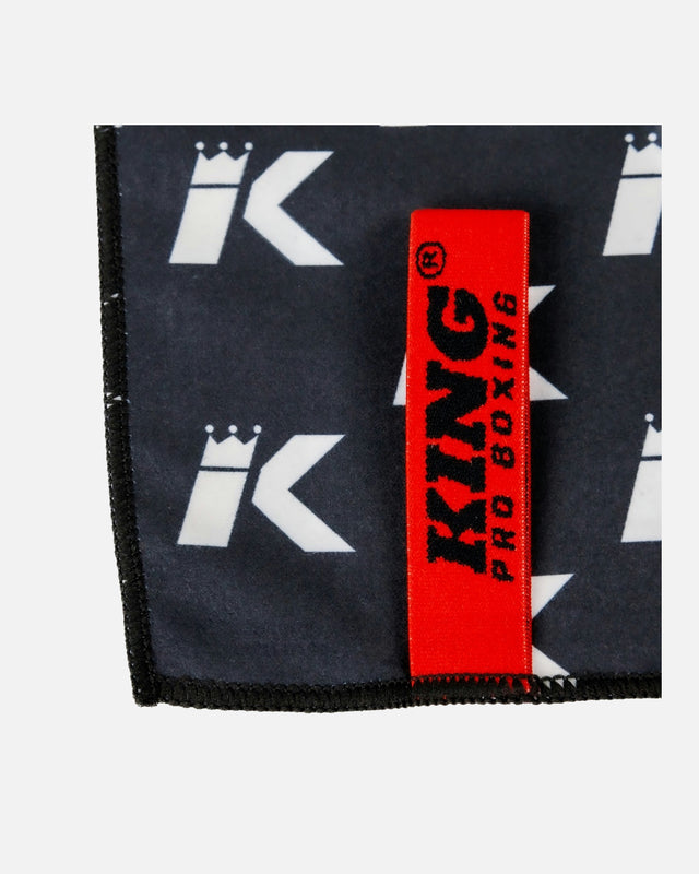 King Pro Boxing Handduk Ring Ready – Svart