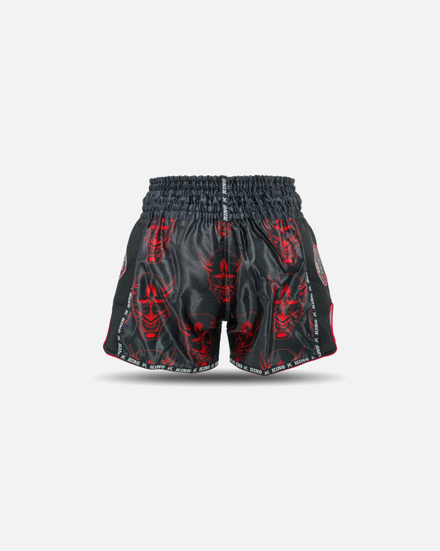 Calções de Muay Thai King Pro Boxing Devil – Preto