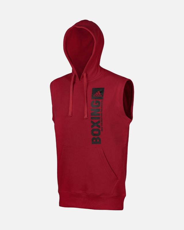 Bluza bez rękawów Adidas Boxing – Czerwona/Czarna