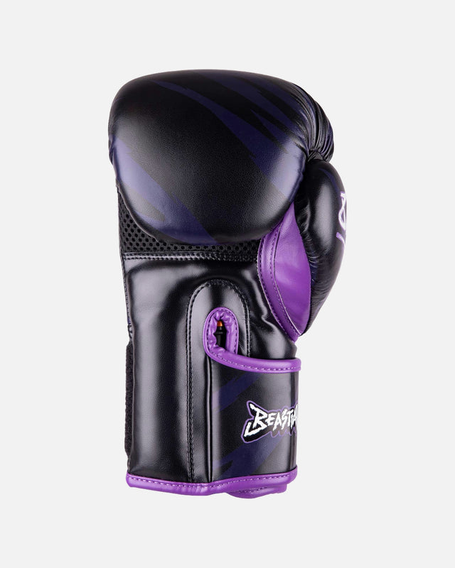 Guantes de boxeo 8 WEAPONS Beastial Panther Niños – Negro/Púrpura