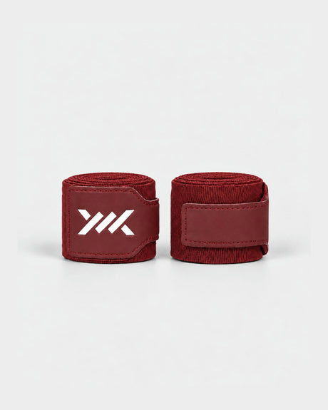Bende da boxe Caged Essential – Bordeaux (con sacchetto lavaggio)