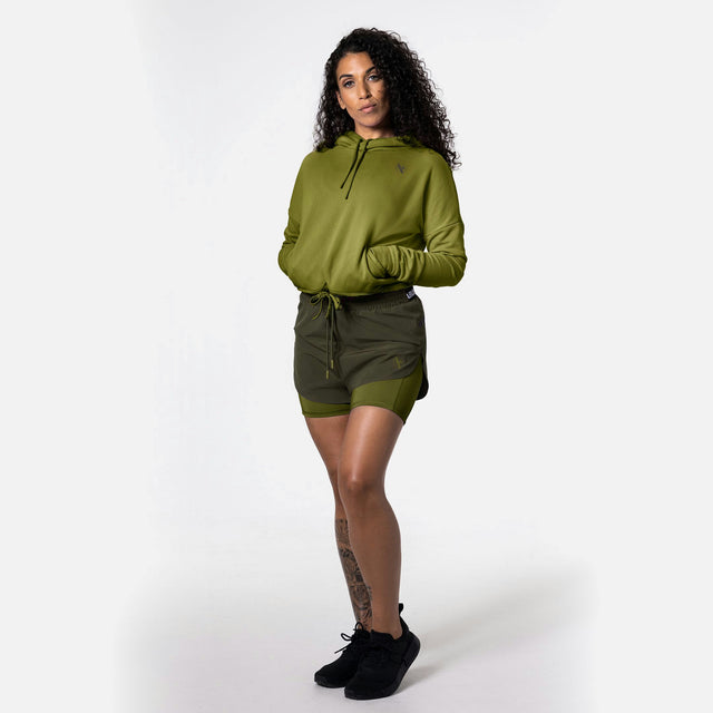 Felpa Hayabusa Cozy Fleece da donna – Verde oliva