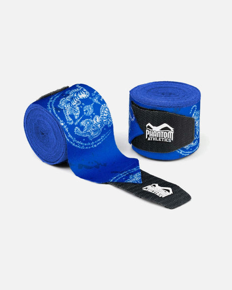 Ligaduras de boxe Phantom Athletics Sak Yant – Azul