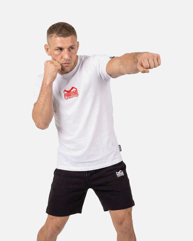 T-shirt Phantom Athletics Team – Branco/Vermelho