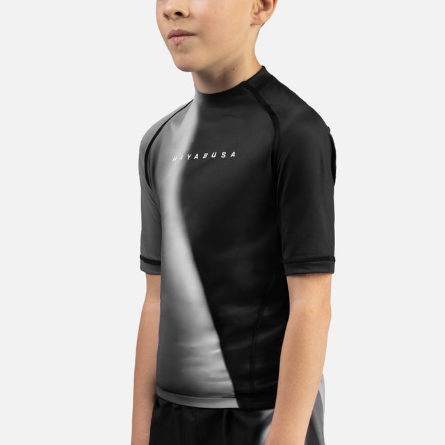 Hayabusa Rashguard Apex Nova Krátký rukáv Dětské - Černé